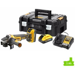 DEWALT Szlifierka kątowa akumulatorowa DCG409H2T + Zestaw startowy