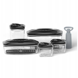 5 pojemników próżniowych na jedzenie pompka