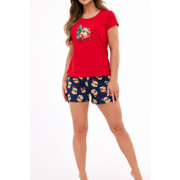 Świateczna piżama damska Cornette 628/432 "Teddy 3"