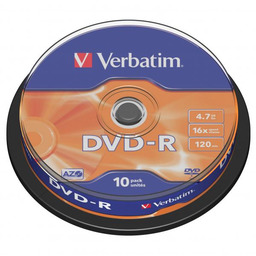 Płyty DVD-R Verbatim 4.7GB Cake 10szt. 43523