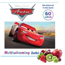 DISNEY Kompleks witamin i minerałów Auta (60 żelek)