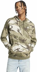 adidas Mężczyźni Seasonal Essentials Camouflage Hoodie, olive strata,