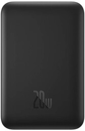 Baseus Magnetic Mini 10000 mAh Bezprzewodowe ładowanie Czarny