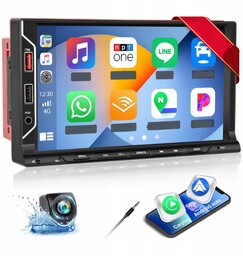 Radio samochodowe dotykowe z kamerą cofania Android Hikity