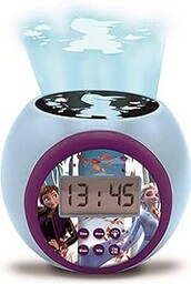 Lexibook, Disney Frozen 2 Anna Elsa Zegar Projektor