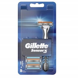 Gillette Blue Sensor 3 Maszynka + 8 Wkładów