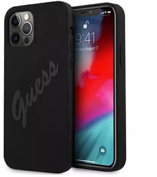 Guess GUHCP12LLSVSBK iPhone 12 Pro Max 6,7" czarny/black
