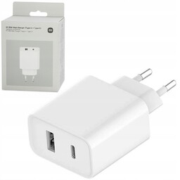 Oryginalna Ładowarka Xiaomi na dwa urządzenia Usb Usb-c