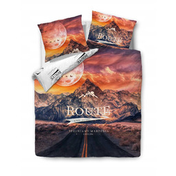 Pościel bawełniana 220x200 młodzieżowa turystyka Krajobraz górski zachód