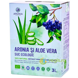 Organiczny/Bio Sok z aronii i aloesu 3L