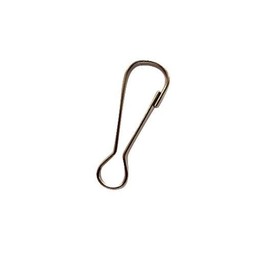 Karabinek metalowy prosty 36mm 10szt