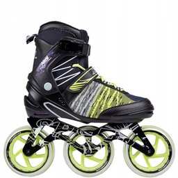 NA1206 Czarno-zielone 41 Łyżworolki Nils Extreme