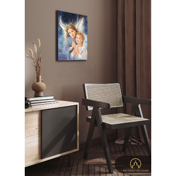 Ikona religijna Anioł Stróż dla dziecka (pamiątka Chrztu