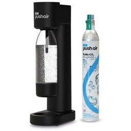 DAFI Saturator do wody PushAir czarny + nabój