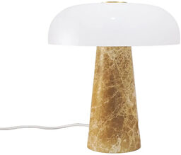 Dftp Stołowa lampka nocna Glossy 2520015009 marmurowa beżowa
