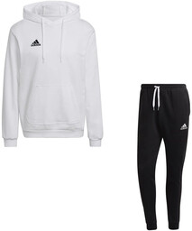 Dres sportowy, bawełniany adidas Entrada 22 męski biały/czarny