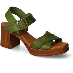 Sandały Hee 26541/Pistacho Pistacjowe lico