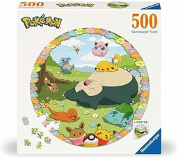 Erwachsenenpuzzle 500 Teile - Blumige Pokémon