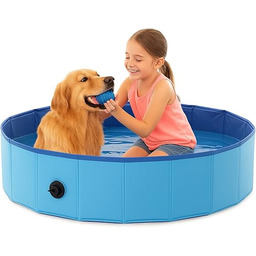 Flamingo F Doggy Splatter Pool Niebieski 80x20CM