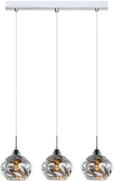 Italux lampa wisząca Ritmo MDM-2643/3 chrom potrójna
