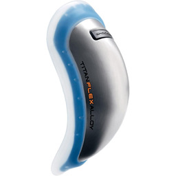 ShockDoctor męski tytan aluminium Flex Cup, czarny, XM