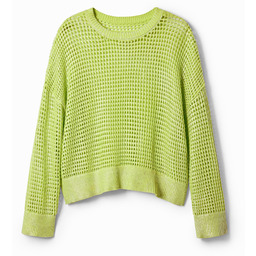 Sweter o fakturze dzianiny