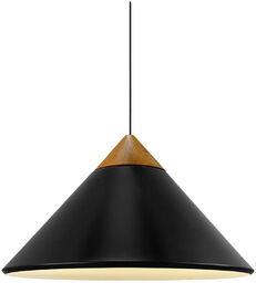 Dftp Nowoczesna wisząca lampa Kinto 2520083003 stożek drewniany