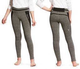 Ariat Legginsy FREJA COOLING młodzieżowe - charcoal