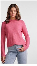 Pieces Sweter 17098262 Różowy Regular Fit