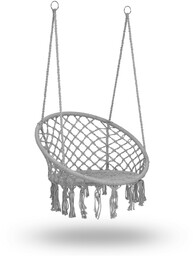 Huśtawka ogrodowa fotel bocianie gniazdo Sofotel Boho szary