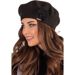 Vivisence 7036 Czarny Uni Nakrycie Głowy Beret