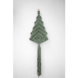 Pakamera Czarna choinka z makramy DOSTĘPNA od ręki