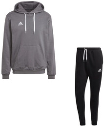 Dres sportowy, bawełniany adidas Entrada 22 męski szary/czarny