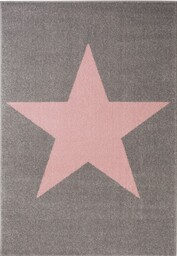 Dywan dziecięcy Kiddy One star 3 Gwiazda pink