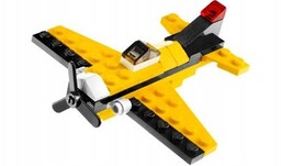 Oryginalne Lego Creator 7808 Yellow airplaney Samolot Klocki