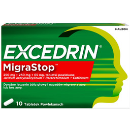Excedrin Migrastop, 10 tabletek przeciwbólowych