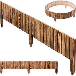 Płotek drewniany rollborder Ansjo obrzeże 115 x 15