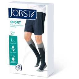 Jobst Sport, podkolanówki CCL1, różowo/szare, rozmiar XL, 1