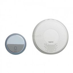 Dzwonek bezprzewodowy 100m 230V Comfort biały (zestaw odbiornik