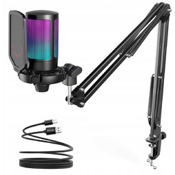 Mikrofon pojemnościowy studyjny Fifine A6T Usb Rgb