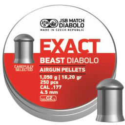 Śrut 4,52 mm Diabolo JSB Exact Beast 250