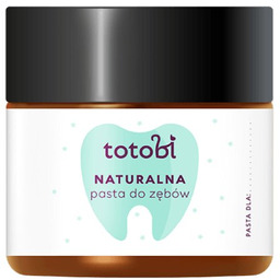 Totobi, Naturalna pasta do zębów - szklany słoik