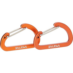 Salewa Unisex''s karabińczyk z płaskim drutem, zielono-czarny-pomarańczowy-szary-niebieski, UNI