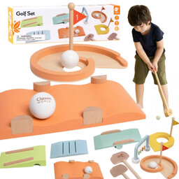 Classic World Drewniany Zestaw do Gry w Golfa