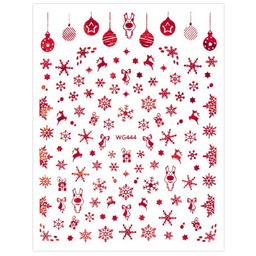 Naklejki do paznokci samoprzylepne świąteczne Molly Nails WG444
