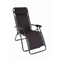 Fotel ogrodowy Relax czarny Patio