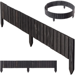 Płotek drewniany rollborder Ansjo obrzeże 115 x 15