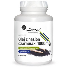 ALINESS Olej z nasion czarnuszki 1000mg, 60 kapsułek