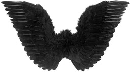 Skrzydła anioła czarne - 86 x 31 cm