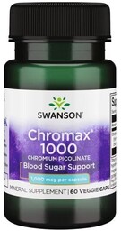 Pikolinian chromu 1000 mcg  wsparcie dla metabolizmu